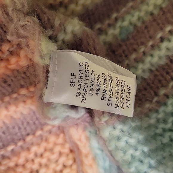 BiBi Open Front Rainbow Cardigan - Picture 5 of 7